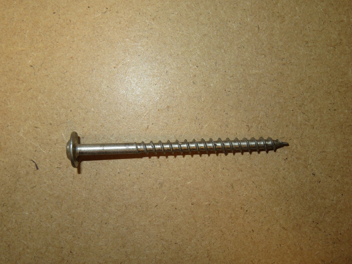 2.5" STAINLESS STEEL ROOFING SCREWS 1000