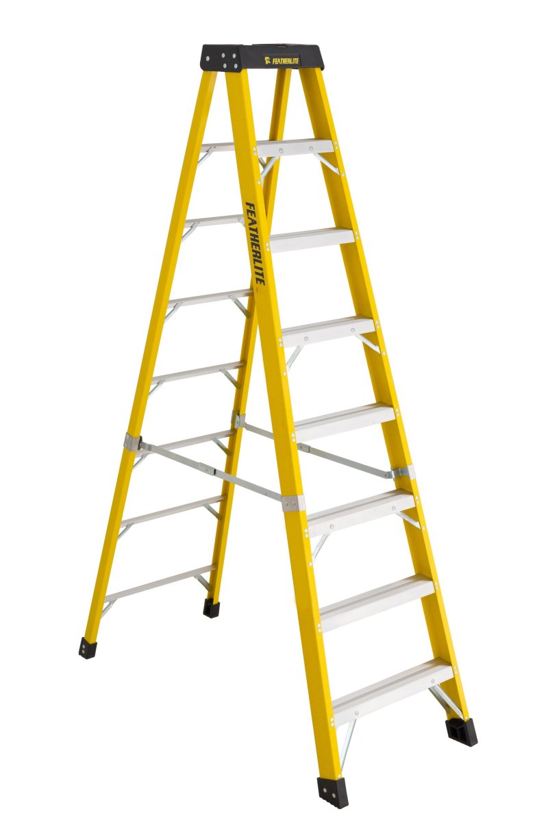 8' EXT HEAVY DUTY STEP LADDER#6408