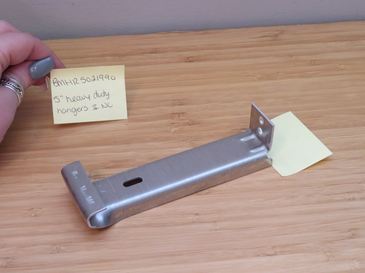 5" HEAVY DUTY HANGERS NO CLIP