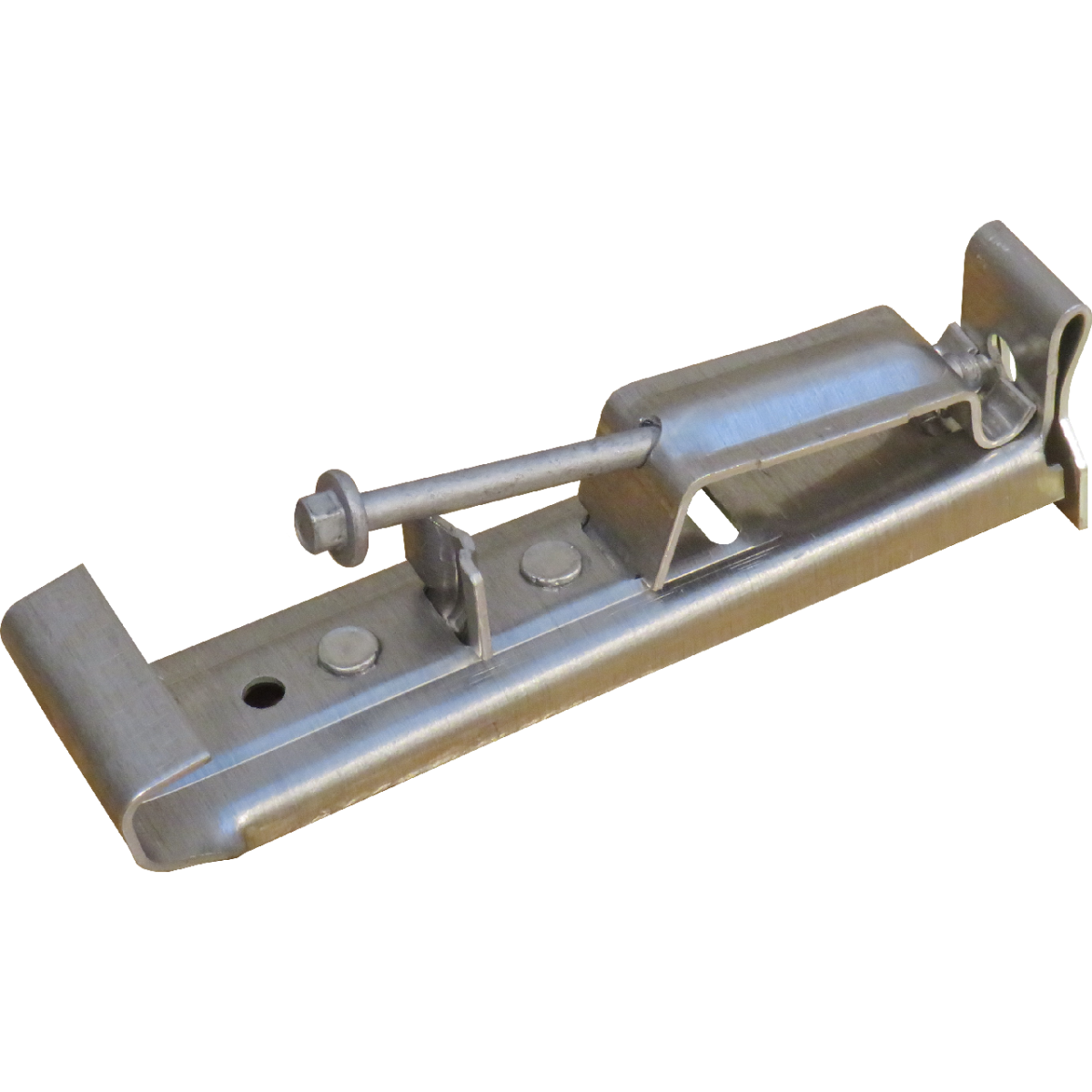 5" SUPREME EMBOSSED GUTTER COVER HANGER WITH CLIP