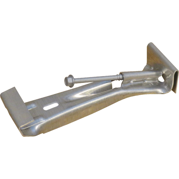 5" SOLID BACK HANGER WITH CLIP