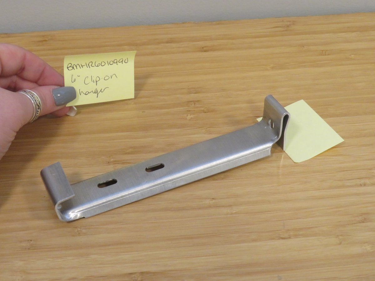 6" CLIP-ON HANGERS