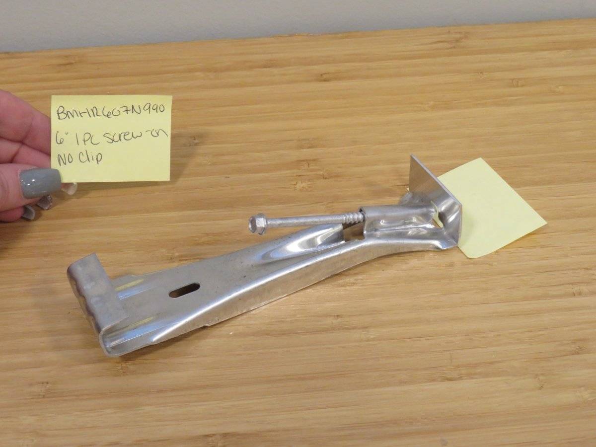 6" 1 PC SCREW-ON NO CLIP(100)