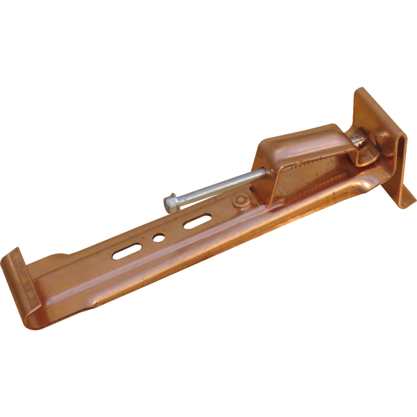6" 1/2 ROUND SCREW-ON COPPER (100)