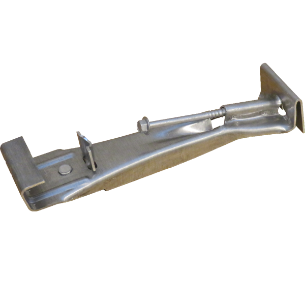 6" 1 PC GUTTER COVER HANGER WITH CLIP