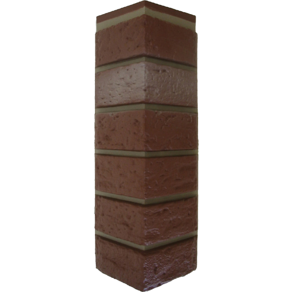 HAND-LAID BRICK CORNER