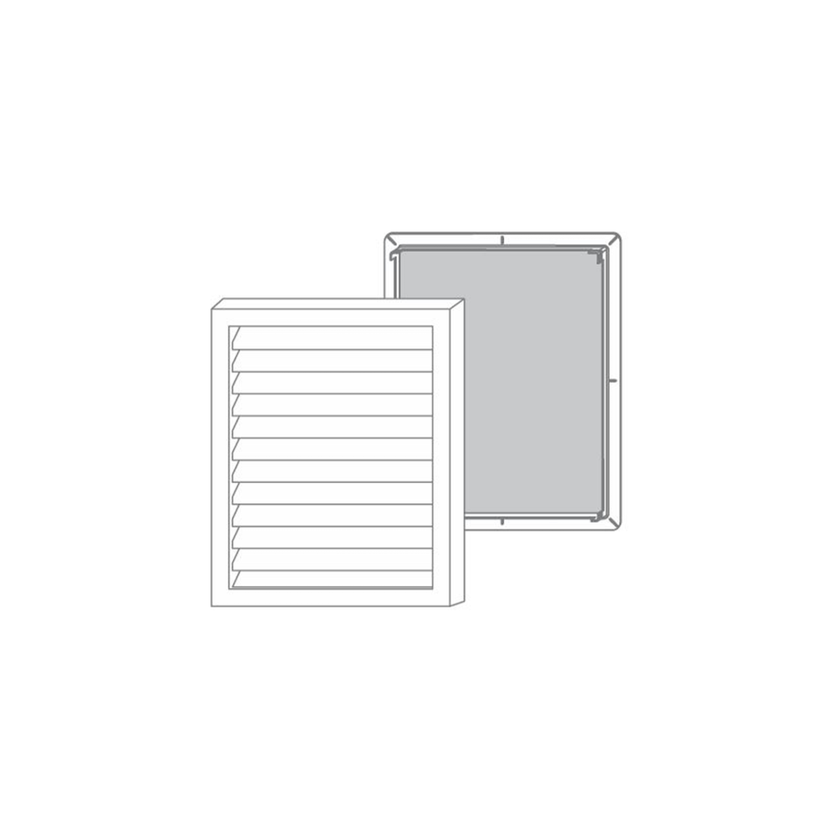 20"x14" RECTANGLE GABLE VENT